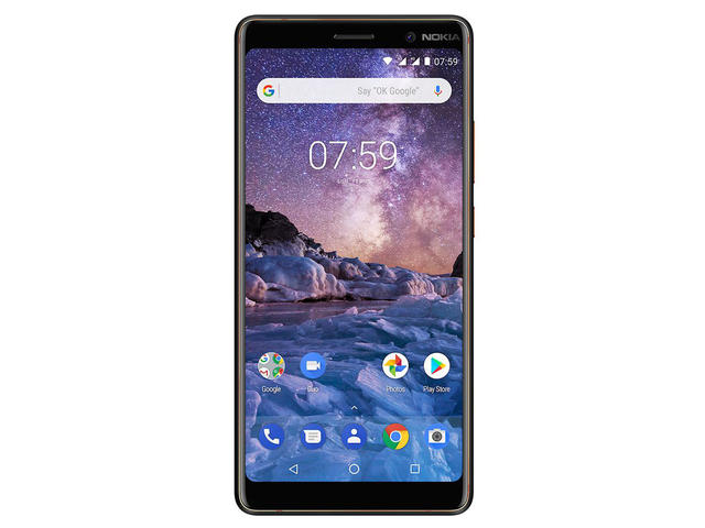 Смартфони Nokia 7 Plus SS, в черно