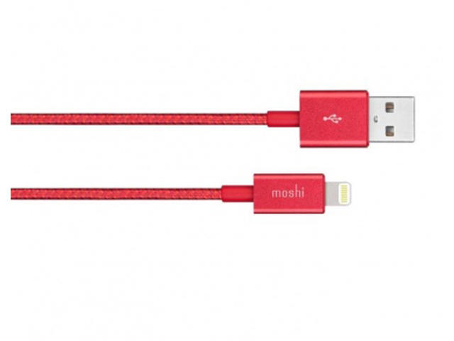 Кабели и Адаптери Moshi Integra USB-A Charge/Sync Cable with Lightning connector - Crimson Red