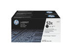 Консумативи Оригинален HP 53X Black Dual Pack LaserJet Toner Cartridges