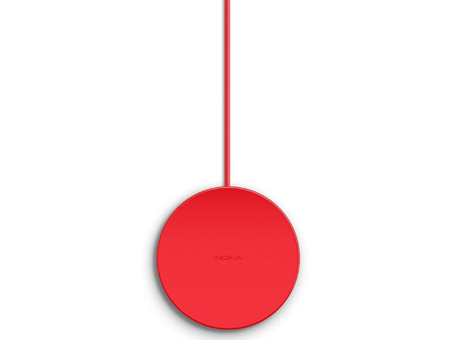 Зарядни устройства Nokia Induction Wireless Charging Pad DT-601, в червено