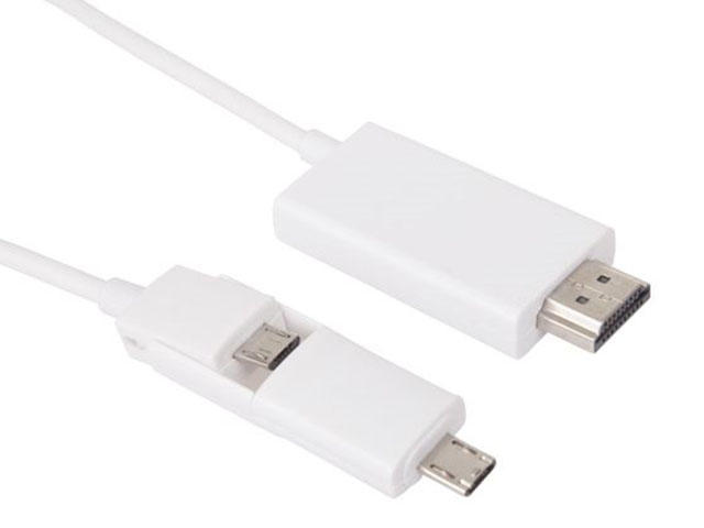 Кабели и Адаптери VCom Adapter Micro USB to HDMI MHL cable - CG704-3m