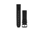 Каишки Garmin QuickFit 22 черна кожена каишка