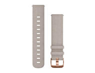 Каишки Garmin бързоосвобождаваща се велурена каишка - Tan Suede (20 mm)