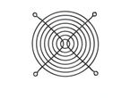 Джаджи Evercool предпазител за вентилатор Fan Grill Metal - 120mm Black