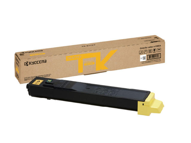 Консумативи Оригинална тонер касета Kyocera TK-8115Y, жълта