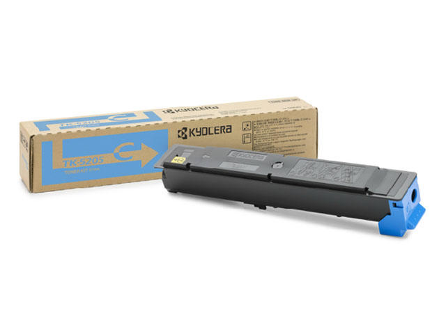 Консумативи Оригинална тонер касета Kyocera TK-5205C, синя