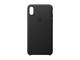 Калъфи Apple iPhone XS Max Leather Case, черен