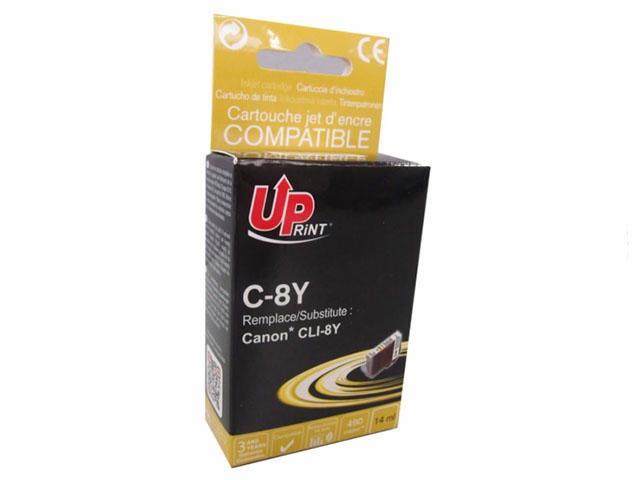 Консумативи Съвместим UPRINT CLI8 Yellow, Canon