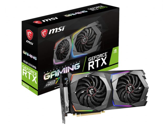 Видео карти MSI GeForce RTX 2070 GAMING 8G