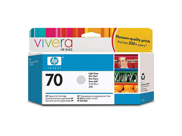 Консумативи  HP 70 Standard 1-Pack Original Ink Cartridge Light Grey