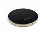 Зарядни устройства Satechi Wireless Charging Pad Fast Charge, златист цвят