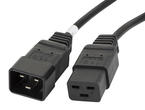 Кабели и Адаптери Lanberg захранващ кабел Cable Extension IEC 320 C19 / C20 16A 1.8m