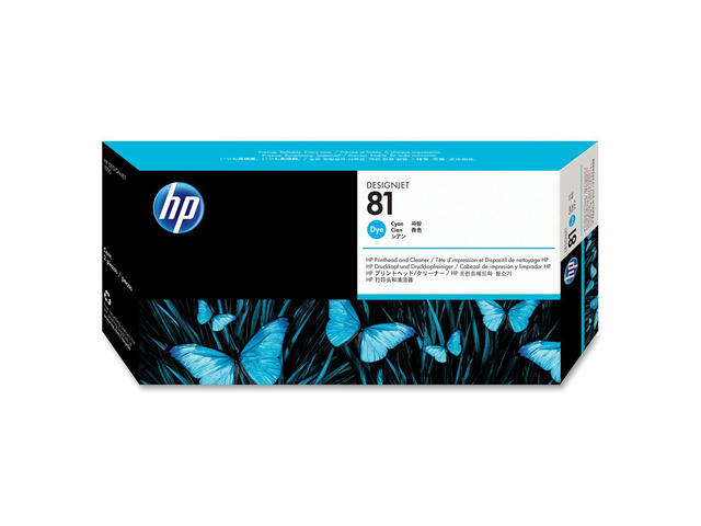 Консумативи HP 81 Cyan Dye Printhead and Printhead Cleaner