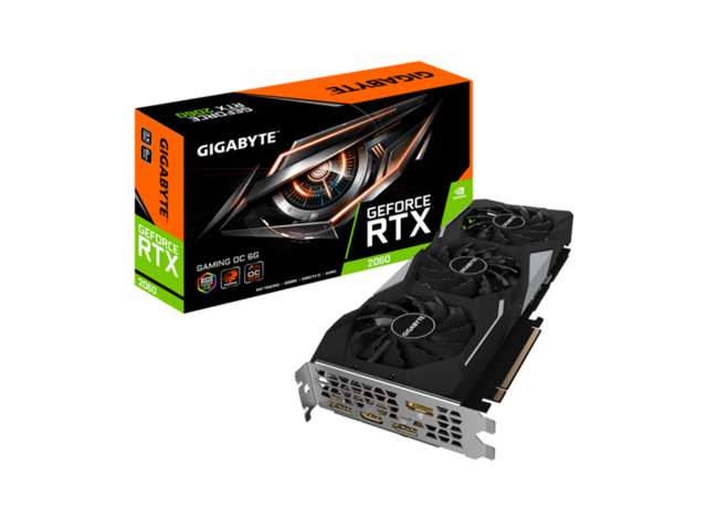 Видео карти Gigabyte GeForce RTX 2060 GAMING OC 6G