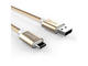 Кабели и Адаптери TeckNet TA502 Braided 3.1 USB-A to USB-C Cable Gold