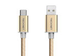 Кабели и Адаптери TeckNet TA502 Braided 3.1 USB-A to USB-C Cable Gold
