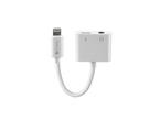 Кабели и Адаптери 4smarts Audio and Charging Splitter Lightning to Lightning & 3.5mm Aux