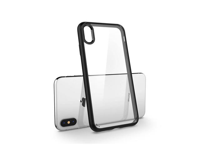 Калъфи Spigen Ultra Hybrid Case за iPhone XS, iPhone X, черен-прозрачен