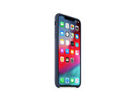 Калъфи Apple iPhone Xs Max Leather Case, в синьо