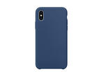Калъфи SDesign Silicone Original Case за iPhone XS, iPhone X, тъмносин