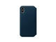 Калъфи SDesign Original Leather Folio Case за iPhone XS, iPhone X, син
