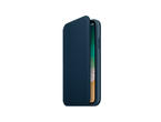 Калъфи SDesign Original Leather Folio Case за iPhone XS, iPhone X, син
