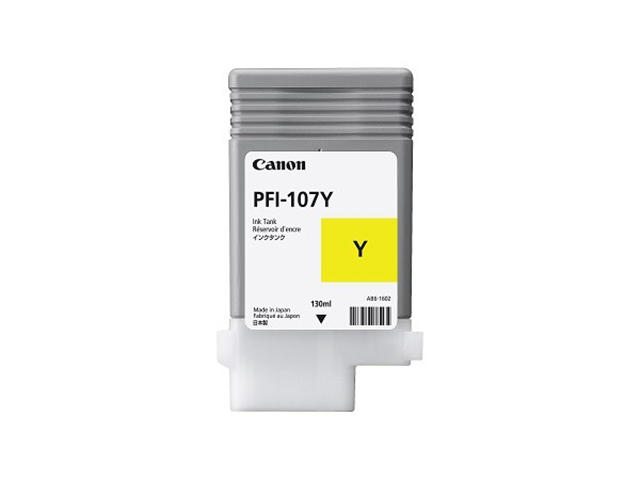 Консумативи Оригинален консуматив Canon PFI-107, Yellow