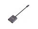 Кабели и Адаптери LMP USB-C to DVI Adapter, тъмносив