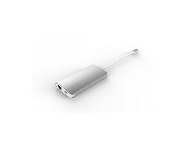 Кабели и Адаптери LMP USB-C Network & USB 3.0 Hub, сребрист