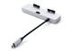 Кабели и Адаптери Satechi Aluminium USB-C Clamp Hub, сребрист