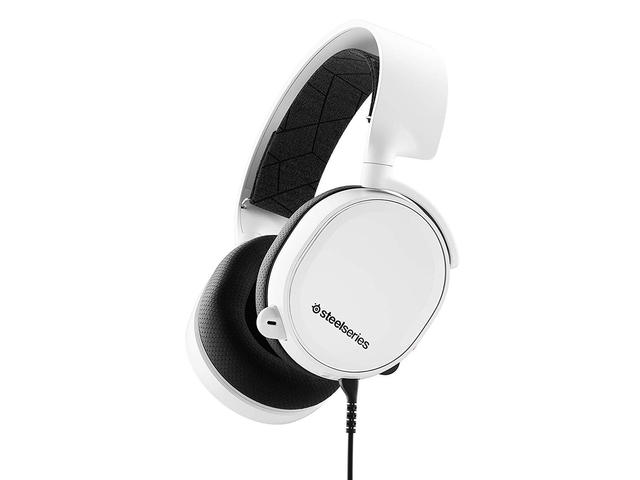 Слушалки SteelSeries Arctis 3 2019 Edition, в бяло