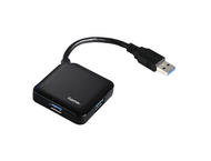 USB Хъб Hama Hub 12190 USB 3.0, в черно