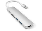 USB Хъб Satechi USB-C Multiport Adapter V2, в сребристо