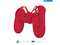 Контролери TRUST GXT 744R Rubber Skin за PS4 контролери - червен