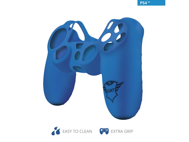 Контролери TRUST GXT 744R Rubber Skin за PS4 контролери - син