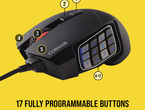 Мишки Corsair SCIMITAR RGB ELITE Optical MOBA/MMO Gaming Mouse