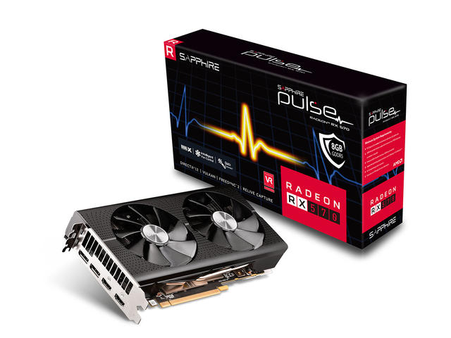 Видео карти SAPPHIRE PULSE Radeon RX 570 8G