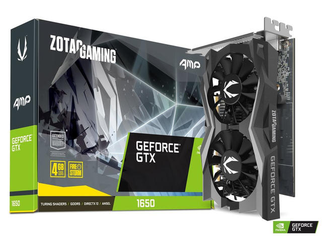 Видео карти ZOTAC GAMING GeForce GTX 1650 AMP