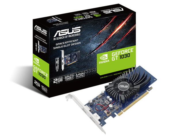 Видео карти ASUS GeForce GT 1030 2GB GDDR5 Low Profile