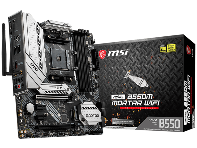 Дънни платки MSI MAG B550M MORTAR WiFi