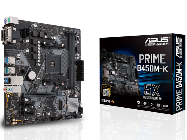 Дънни платки ASUS PRIME B450M-K
