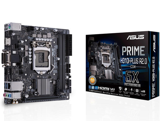 Дънни платки ASUS PRIME H310I-PLUS R2.0/CSM