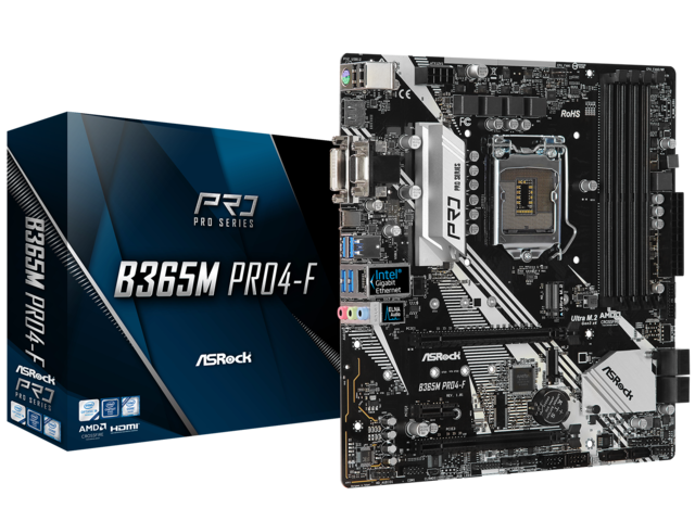 Дънни платки ASRock B365M Pro4-F