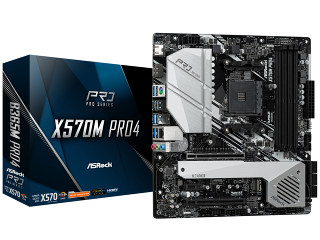 Дънни платки ASRock X570M Pro4