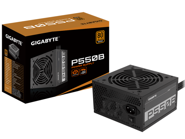 Захранвания за компютри Gigabyte P550B Bronze 550W