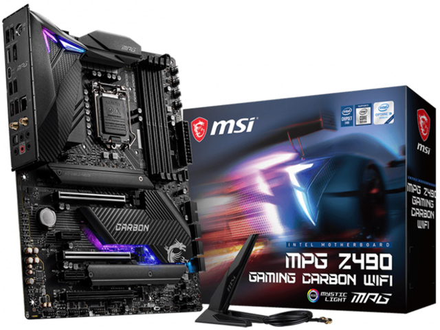 Дънни платки MSI MPG Z490 GAMING CARBON WiFi
