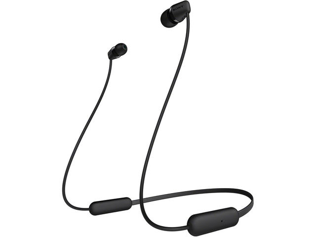 Слушалки Sony WI-C200, в черно
