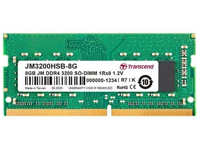 Оперативна памет 8GB DDR4 3200MHz Transcend SO-DIMM