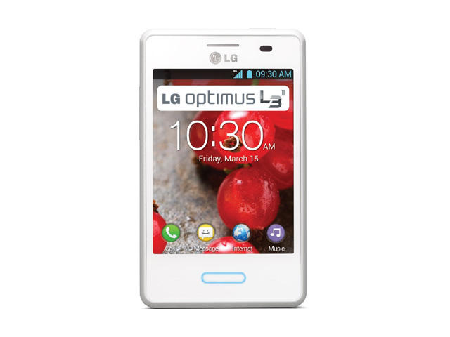 Смартфони LG Optimus L3 II E430 1.6GB, бял цвят