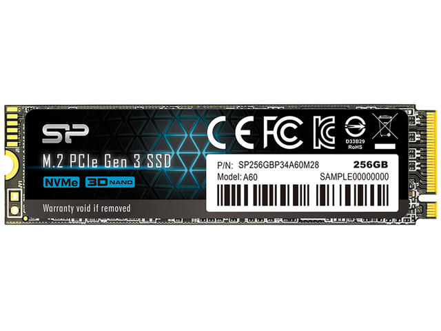 SSD 256GB Silicon Power A60 M.2 NVMe